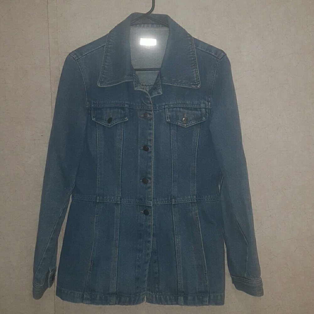 Giacca Womens Denim Jean Jacket Medium